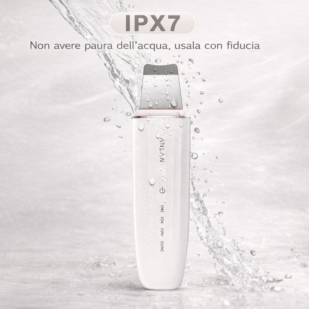 PURESKIN CleanWave™ – Scrubber Viso a Ultrasuoni 4-in-1